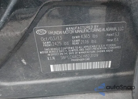2014 Hyundai Sonata Limited from USA, damaged, VIN 5NPEC4AC5EH823109